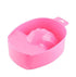Nail Art Tips Pink Dead-skin Soak Bowl Cleaning Software Care Bowl Manicure Tools for Hand Cutin