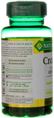 Nature's Bounty Cranberry Fruit 4200 mg with Vitamin C - Softgels, 120 ea (Pack of 4)