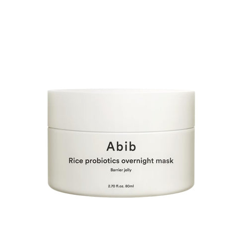 Abib Rice Probiotics Overnight Mask, Intensive Hydrating Jelly for Skin Barrier, 2.71 fl oz
