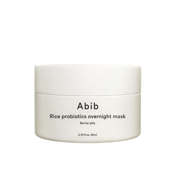 Abib Rice Probiotics Overnight Mask, Intensive Hydrating Jelly for Skin Barrier, 2.71 fl oz