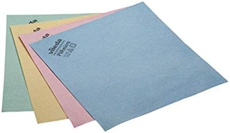 Vileda Shammy 5 Pack Professional | PVA Microfiber Green | All Purpose Cleaning | Shiny Streak Free Results | Synthetic