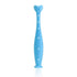 Frida Baby Triple-Angle Toothhugger Training Toddler Toothbrush, Cleans All Sides at Once, for 2 Years and Up, Blue