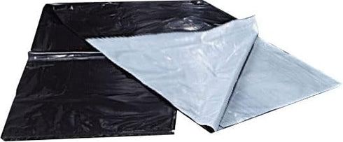 Aluf Plastics 20-30 Gallon Heavy Duty Trash Can Liners (2 MIL, Pack of 100) - Black, 30" x 36" for Contractor Use