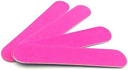 Small Nail Files Bulk, 100 Pcs Disposable Double Sided Emery Boards, Travel Size for Men, Women, Kids (3.3 Inch)