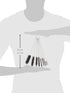 Pipe Cleaners Homewinner 8 inch Nylon Bottle Straw Cleaning Brush Set - Stainless Steel Handle Flexible Tube Brushes,
