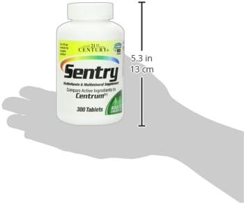 300 Tablets (Pack of 3) 21st Century Sentry