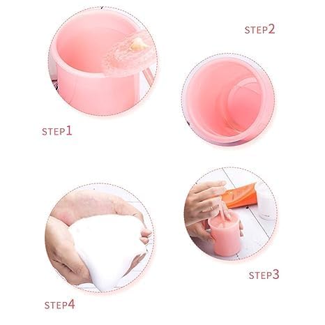 White Foam Cup Whip Bubble Maker - Portable Facial Cleanser Foam Maker for Home Travel Skin Care