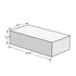 Hospeco X24 Sponge, Melamine Cleaning Eraser, White (Pack of 24)