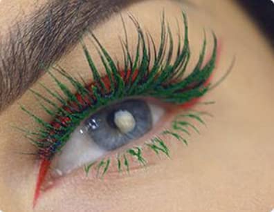 Maydear Dark Green Waterproof Long Lasting Mascara - Smudgeproof Eye Makeup for Women