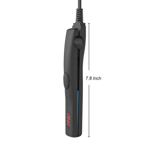 Professional Travel Size Mini Flat Iron, 0.5 inch, Tourmaline Ceramic Hair Straightener, Black