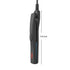 Professional Travel Size Mini Flat Iron, 0.5 inch, Tourmaline Ceramic Hair Straightener, Black