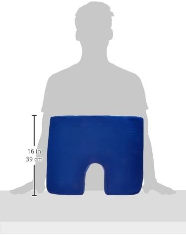 RTL1491COM Drive Medical Compressed Coccyx Cushion, Blue, One-Size