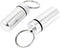 Aluminum Waterproof Pill Bottle Drug Holder Container, Keychain, 2pcs