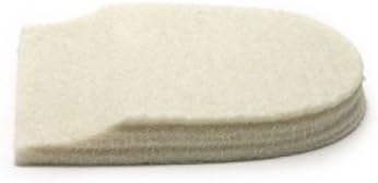 Felt Heel Cushion Pad 1/4" with Adhesive for Pain Relief - 4 Pairs