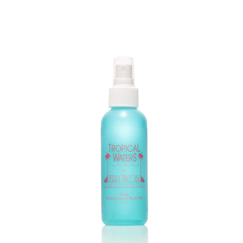 Terry Jacobs Tropical Waters Rose Water Makeup Setting Spray | Alcohol-Free, Oil-Free | 4 Fl Oz Hydrating Face & Hair