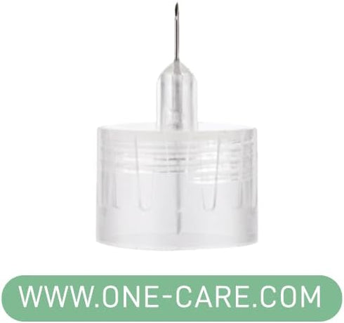 ONE-CARE Pen Tips 31G x 5/32’’ (4mm), Universal Fit, Optimal Skin-Contact for Comfort, Sterile, 100 Count