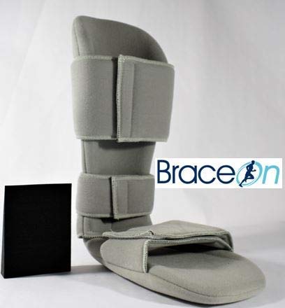 Brace On 90 Degree Night Splint for Plantar Fasciitis and Achilles Tendon Pain Relief Boot, Foot Support for Men and