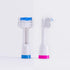 Triple Bristle Replacement Brush Head Refills, 2 Pack, Compatible with Triple Bristle Sonic Toothbrush, Color Changing