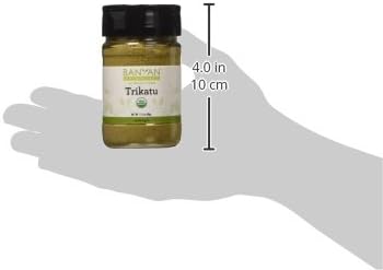 Banyan Botanicals Trikatu Powder, USDA Organic Spice Jar, Heating & Stimulating for Digestion Support