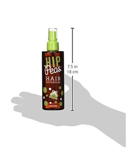 Hip Peas Detangler Leave-In Conditioner Spray for Kids, Wet or Dry Hair, No Tangles, Easy to Brush