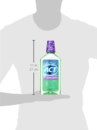 ACT Total Care Zero Alcohol Anticavity Fluoride Mouthwash - 33.8 fl. oz. Fresh Mint
