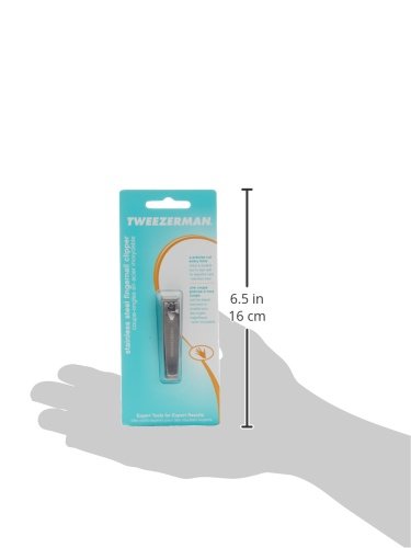 Tweezerman Stainless Steel Fingernail Clipper for Women and Men