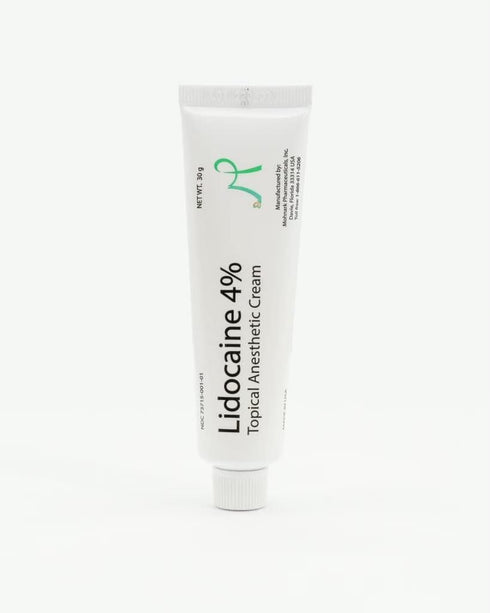MOHNARK 4% 1 oz Lidocaine Numbing Cream Topical Anesthetic for Muscle & Joint Pain, Itch & Sunburn Relief Fast-Acting