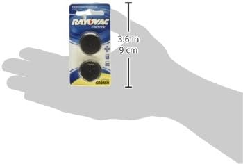 Rayovac CR2450 3V 3 2 Count Batteries, Volt Battery Lithium Coin