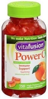 VitaFusion Power C Gummy Vitamins for Adults, Absolutely Orange, 150 ct, Pack of 3