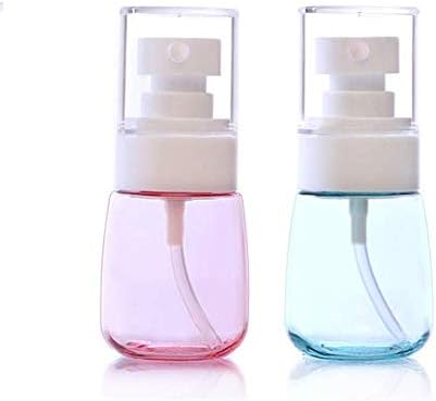 2 Pcs 30ml/1oz Mini Fine Mist Spray Bottles, Empty Clear Travel Containers for Cosmetic Skincare