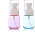 2 Pcs 30ml/1oz Mini Fine Mist Spray Bottles, Empty Clear Travel Containers for Cosmetic Skincare