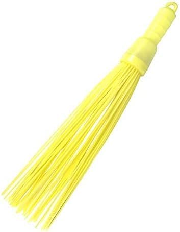Plastic Medium Floor Broom for Bathroom and Home Cleaning, Hard Bristle Broom (1, Plastic Broom)