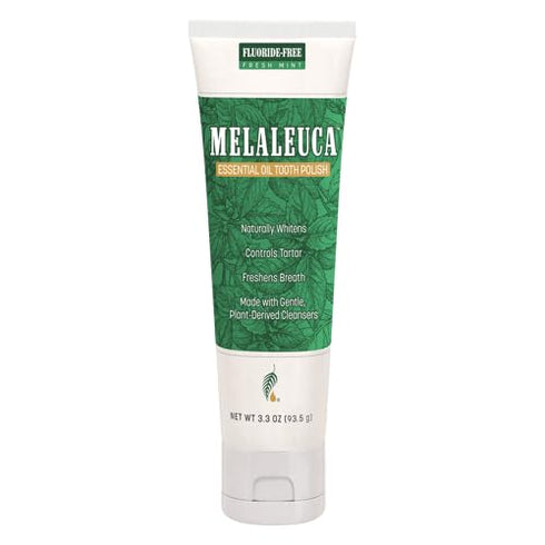 Melaleuca 3.8oz Whitening Tooth Polish Paste without Fluoride Fresh Mint