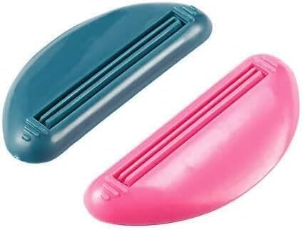 Wentoenapp 2Pcs Toothpaste Squeezer Squeeze Tooth Paste Tube Cosmetics Cleanser Extruder Clamps Toothpaste
