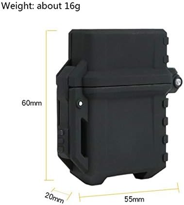 Tactical Lighter Storage Case Box - Waterproof Anti-Drop Organizer Holder for Zippo Inner Tank