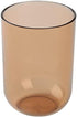 Namzi Brown Translucent Mouthwash Cups 2 pcs,1.77 * 1.77 * 4inch,Reusable,Simple Design