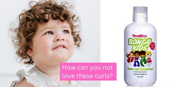 Kids & Toddlers Curl Conditioner - 8.5 Fl Oz Daily Conditioner for Curly Hair - Tear Free