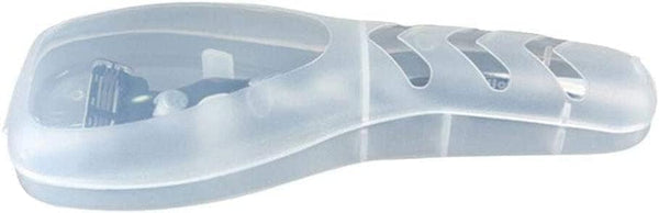 Transparent Portable Travel Razor Protector, Plastic Box Cover for Manual and Electric Shavers, Storage Organizer