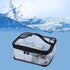 Louise Maelys Portable Clear Makeup Bag - Waterproof Zipper Travel Storage Pouch with Handle