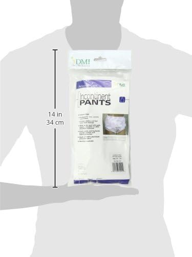 MABIS Waterproof Incontinence Underwear, Large 38-44 Inches, for Disabled, Elderly, Potty Training, Pregnancy