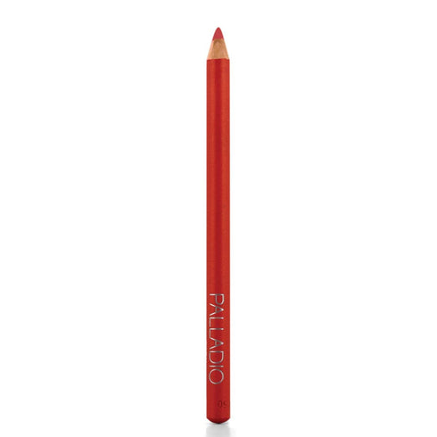 Palladio Lip Liner Pencil, Coral, Wooden, Firm yet Smooth, Hydrating, Long Lasting, Perfectly Outlined Lips
