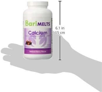 BariMelts Calcium Citrate with Vitamin D3 and Magnesium, 120 Smooth-Dissolving Tablets, 1 Month Supply