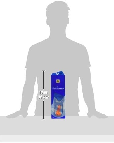 Spenco Gel Comfort Shoe Insole, Cushioning and Support, Blue, Women's 9-10.5 / Men's 8-9.5