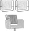 Salon Chair Cover 20"x 15"x 4.5" Black, Protectors for Most Salon Chairs, Reinforced Precision Stitched Clear Covers