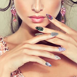 Nail Art Foil Glue Gel - Starry Sky Nail Art Glue for Foil Stickers, 16 ML, 2 Bottles