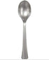 Lillian Tablesettings 48 Count Premium Plastic Soup Spoon, Silver