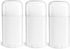 Natural Farms Deodorant Container, Empty, 2.65 Ounce, Twist-Up Refillable Plastic Tube for Deodorants, Pack of 3