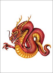 Large Dragon Ink Temporary Tattoos - 30 Sheets for Party Favor/Activity, Series 3