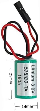 KUAN MAI 2 Pack 3V 575332TA 575332 6FC5247-0AA18-0AA0 1200mAh 810D 840D TA PLC Battery for Siemens PLC