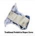 OsoCozy -100% 2 4x8x4 14-30 lb.) 1 Dozen Better Fit Unbleached Prefold Cloth Diapers Cotton, Gauze Weave, Sized for Tri